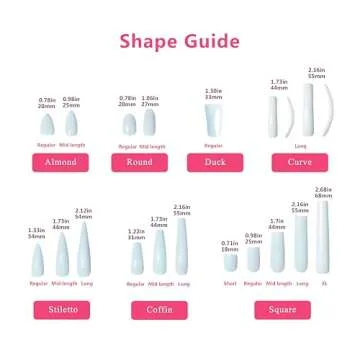 LOVFUL Press on Nails Illusion | Handmade with Full Covered Crystals | Reusable Fake Nails | Square Long 2.2 in | H123-M