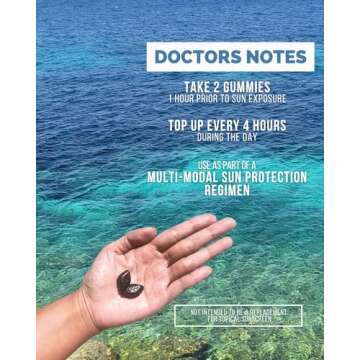 Inner Glow Sol Defense Gummies - Dermatologist and Plastic Surgeon developed to fight photoaging, Polypodium Leucotomos and Niacinamide