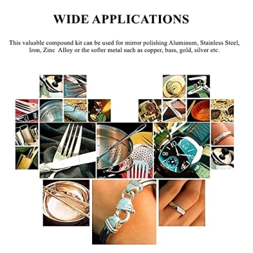 White Diamond Polishing Buffing Compound for Soft Metals