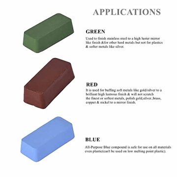 White Diamond Polishing Buffing Compound for Soft Metals