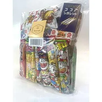 Assorted Japanese Junk Food Snack "Dagashi" Economical 34 Packs of 27 Types