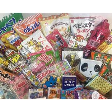 Assorted Japanese Junk Food Snack "Dagashi" Economical 34 Packs of 27 Types
