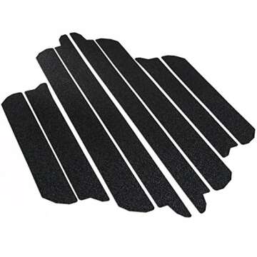 Red Hound Auto Custom Fit Door Sill Entry Guards Scratch Shield 2009-2018 Compatible with Dodge Ram 1500 Crew Cab & 10-19 2500 3500 8pc Kit Threshold Protector Paint Protection