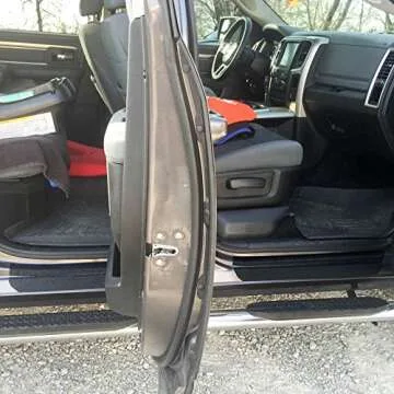 Red Hound Auto Custom Fit Door Sill Entry Guards Scratch Shield 2009-2018 Compatible with Dodge Ram 1500 Crew Cab & 10-19 2500 3500 8pc Kit Threshold Protector Paint Protection