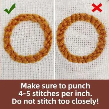 Temlum Punch Needle Coasters Kit for Beginners - Craft Fun