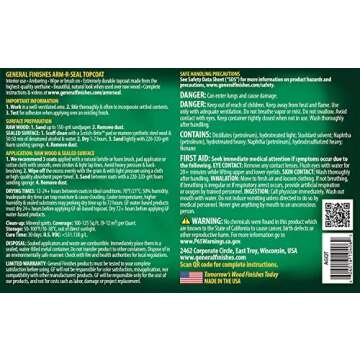 General Finishes Arm-R-Seal Oil Based Topcoat - 1 Pint, Gloss