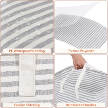 Lifewit Collapsible Waterproof Laundry Hampers with Handles