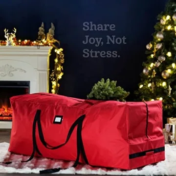 Zober Christmas Tree Storage Bag 9 Ft Rolling Durable Handles