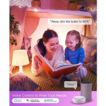 TREATLIFE Smart Light Bulbs, UL Certified WiFi Bluetooth Color Changing Light Bulb, A19 LED Smart Bulb Works with Alexa & Google Home, 60W Equivalent 800 Lumen, for Smart Home Lighting