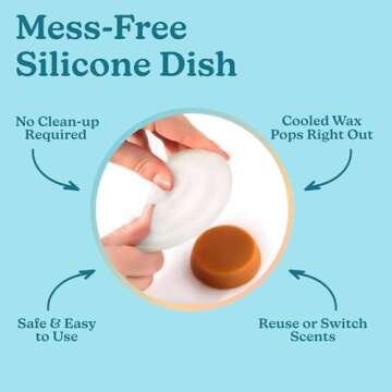 Happy Wax Cashmere Mod Warmer - Elegant Wax Melter with Timer