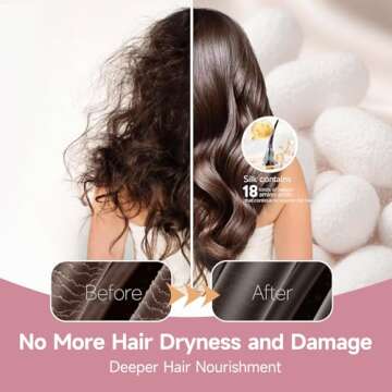 Umisleep 22 Momme 100% Real Mulberry Silk Bonnet for Sleeping Women, Large Hair Care Bonnet for Long Curly Hair, Double Layer Silk Hair Wrap with Soft Elastic Band, Non-Slip Sleep Cap, Pink