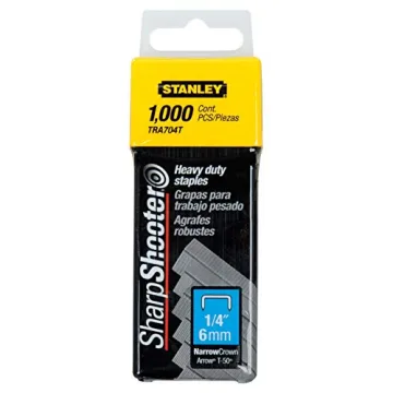 Stanley TRA704T Heavy Duty Staples for All Your Needs, Pack of 1000