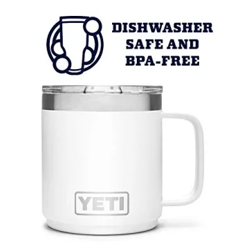 YETI 10 oz Stainless Steel Stackable Mug with Lid