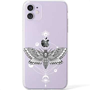 Gothic Mertak Clear Case for iPhone 15-6 Models