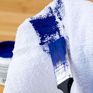 S&T INC. Multipurpose Cotton Terry Cleaning Towels for Home, Car, Automotive, and Garage Cleaning Su...