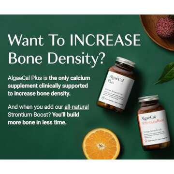 AlgaeCal - Plant Based Calcium for Bone Strength Enhance