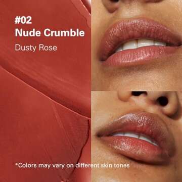 Melixir Vegan Lip Butter #02 Nude Crumble Hydrating Lip Balm