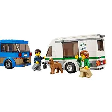 LEGO City Van & Caravan 60117 - Adventure Set for Kids 5-12