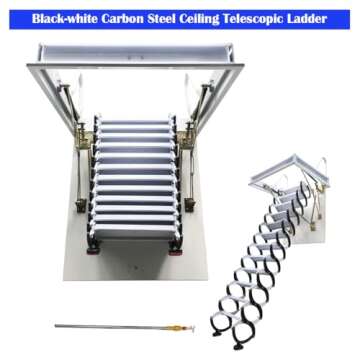 Heavy-Duty Folding Loft Ladder with 660LB Capacity