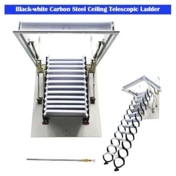 Heavy-Duty Folding Loft Ladder with 660LB Capacity