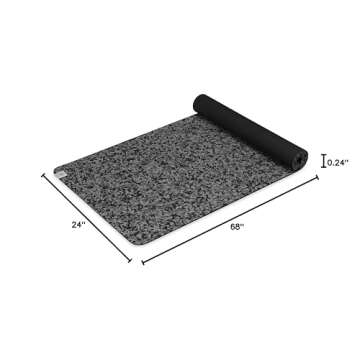 Gaiam Yoga Mat - Premium 6mm TPE Non Slip for Hot Yoga