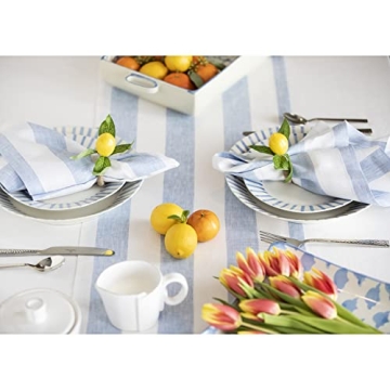 Solino Home Pure Linen Napkins Set of 4 - Elegant Dining Essentials