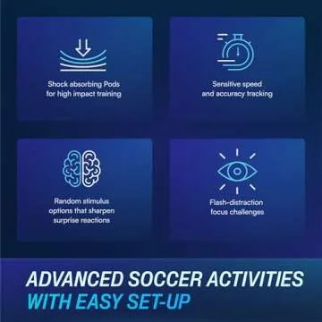 BlazePod Reaction Training Platform Improves Reaction Time and Agility for Athletes, Trainers, Coaches, Physical & Neurological Therapists, Fitness Trainers, Physical Educators (6 Pods + Membership)