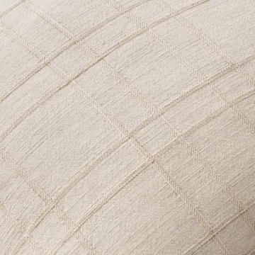 MIULEE Decorative Linen Check Throw Pillow Covers Neutral Farmhouse Vintage Pillow Covers 20x20 Inch...