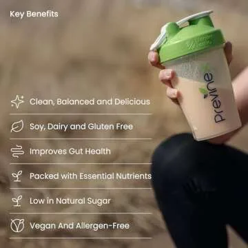 Previnex Nourify Plus Protein Shake - Vegan, Clean Fuel & Low Sugar