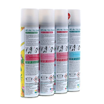 Batiste Dry Shampoo Original, Cherry, Blush, Tropical 4-pack