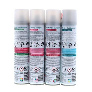 Batiste Dry Shampoo Original, Cherry, Blush, Tropical 4-pack