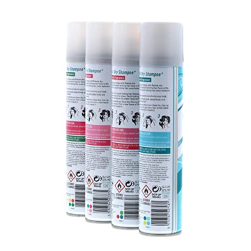 Batiste Dry Shampoo Original, Cherry, Blush, Tropical 4-pack