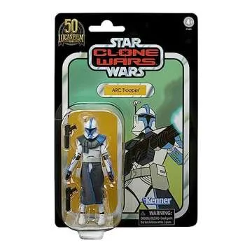 STAR WARS The Vintage Collection Clone Wars 3.75 Inch Action Figure Exclusive - Arc Trooper (Blue) VC212