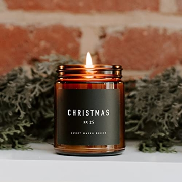 Christmas Candle | Holiday Scents | 9oz Amber Jar