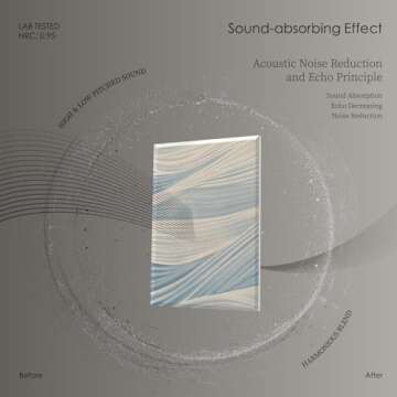 JaneTech 8-Pack Art Acoustic Panels for Home and Studio