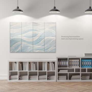 JaneTech 8-Pack Art Acoustic Panels for Home and Studio