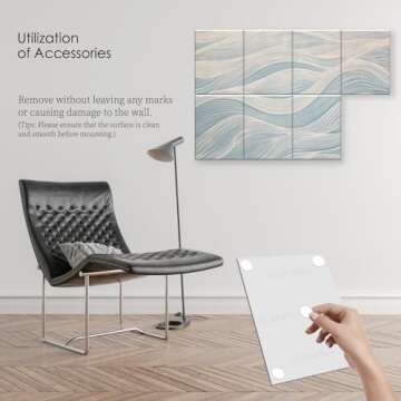 JaneTech 8-Pack Art Acoustic Panels for Home and Studio