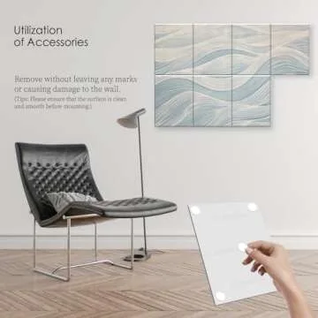 JaneTech 8-Pack Art Acoustic Panels for Home and Studio