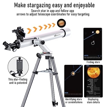 100mm Aperture Telescope - Perfect for Stargazing Fun