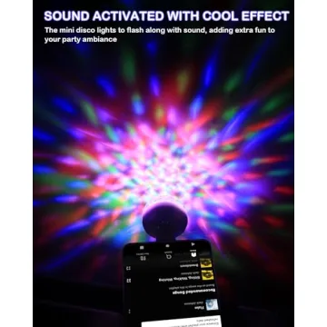 Luditek Mini Disco Ball Light for Unforgettable Parties