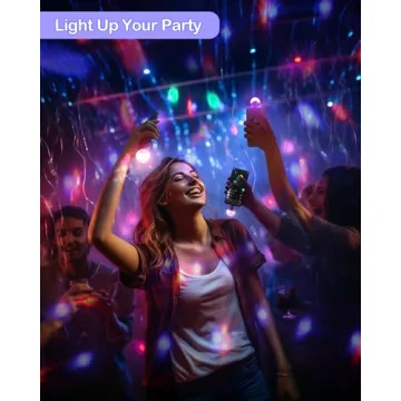 Luditek Mini Disco Ball Light for Unforgettable Parties
