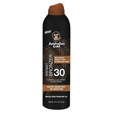 Australian Gold SPF 30 Spray Sunscreen with Bronzer