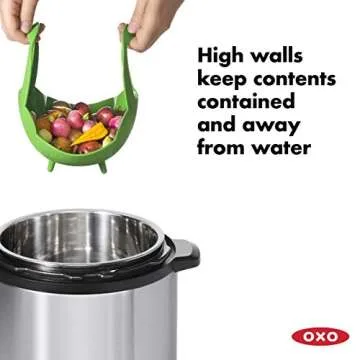 OXO Good Grips Silicone Steamer for Healthy Cooking