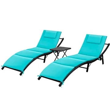 GUNJI Lounge Chairs Set for Outdoor Relaxation and Style