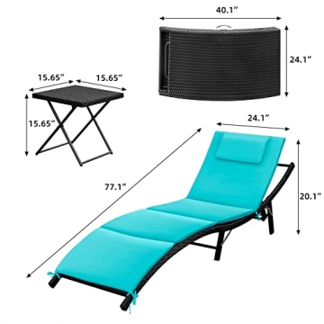 GUNJI Lounge Chairs Set for Outdoor Relaxation and Style