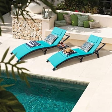 GUNJI Lounge Chairs Set for Outdoor Relaxation and Style