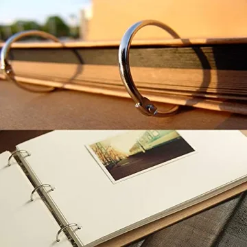 Durable 2 Inch Loose Leaf Binder Rings for Organizing