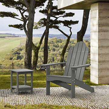 LUE BONA HDPS Adirondack Chairs Set of 2 Outdoor