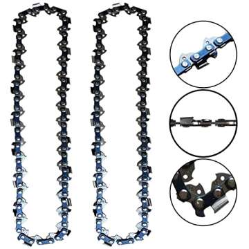 Morocca 2 Pack 8" Chainsaw Saw Chain for Dewalt Pole Saw