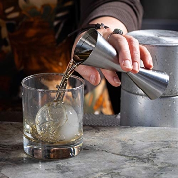 Piña Barware Slim Stainless Steel Jigger For Perfect Cocktails